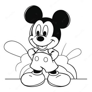 Mickey Mouse Valentijnsdag Kleurplaat 13738-11383