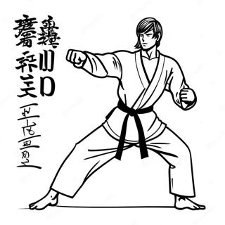 Karate Kleurplaat 14068-11655