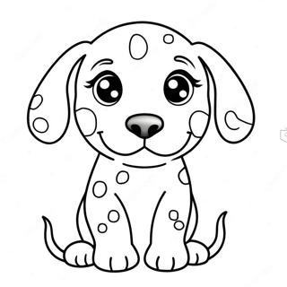 Dalmatian Puppy Kleurplaat 14088-11672