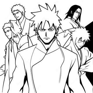 Bleach Anime Personages Kleurplaat 14118-11696