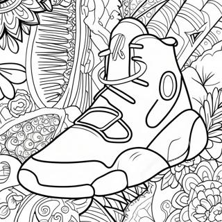 Yeezy Sneaker Ontwerp Kleurplaat 14200-11753