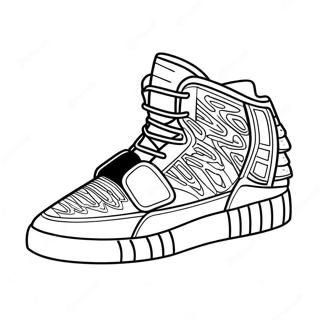 Yeezy Sneaker Ontwerp Kleurplaat 14200-11754