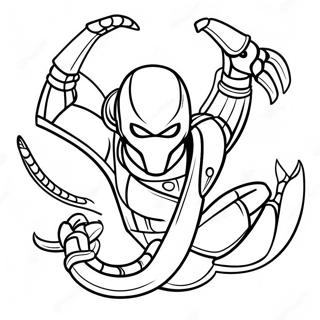 Scorpion Mortal Kombat Kleurplaat 14259-11798