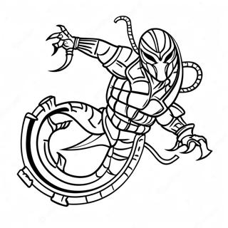 Scorpion Mortal Kombat Kleurplaat 14259-11800