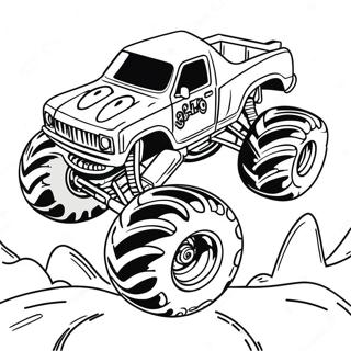 Monster Jam Kleurplaat 14299-11829