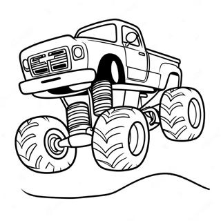 Monster Truck Racing Kleurplaat 14300-11834