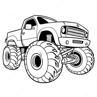 Monster Truck Racing Kleurplaat 14300-11836