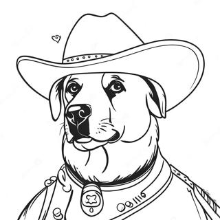 Sheriff Labrador Kleurplaat 14799-12230