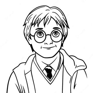 Harry Potter Met Toverstok Kleurplaat 14810-12241