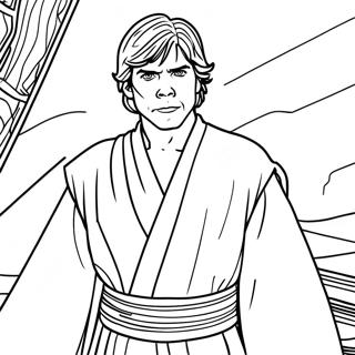 Luke Skywalker Kleurplaten