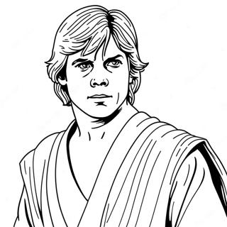 Kleurplaat Van Luke Skywalker 14999-12406