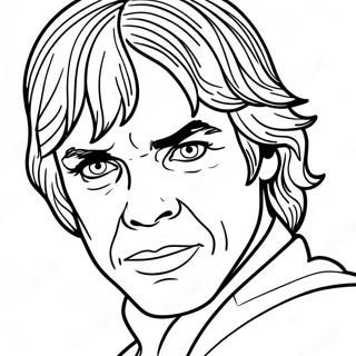 Kleurplaat Van Luke Skywalker 14999-12407