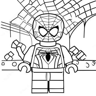 Spiderman Lego Kleurplaat 15259-12781