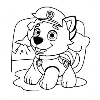 Everest Paw Patrol Avontuur Kleurplaat 15310-12827