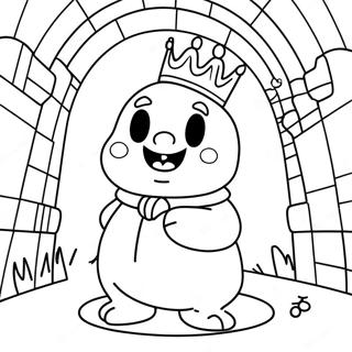 King Boo In Een Spookachtig Kasteel Kleurplaat 15490-13124