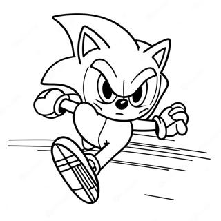 Sonic The Hedgehog Snel Kleurplaat 15520-13146