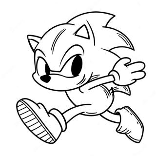 Sonic The Hedgehog Snel Kleurplaat 15520-13147