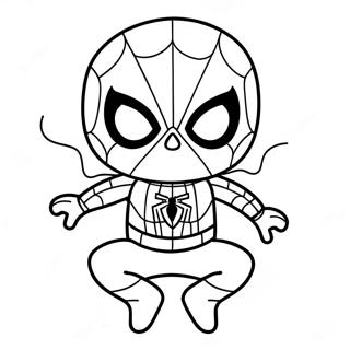 Baby Spiderman Kleurplaten