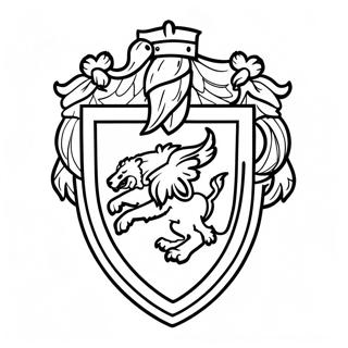 Gryffindor Embleem Kleurplaat 16772-14118