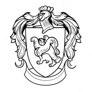 Gryffindor Embleem Kleurplaat 16772-14119