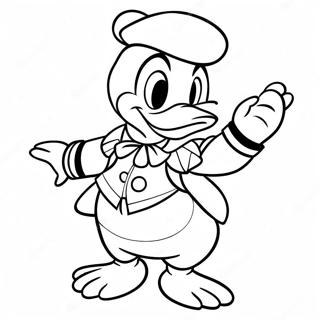 Donald Duck In Een Zeeman Outfit Kleurplaat 1682-1346