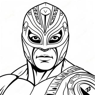 Rey Mysterio Kleurplaat 16852-14191