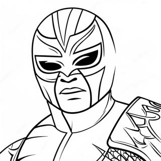 Rey Mysterio Kleurplaat 16852-14192