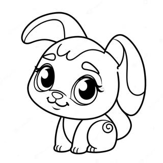 Schattige Littlest Pet Shop Puppy Kleurplaat 16973-14290