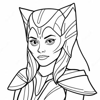 Ahsoka Tano Kleurplaat 17093-14376