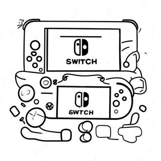 Nintendo Switch Kleurplaat 1721-1374