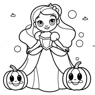 Disney Prinses Halloween Kleurplaten