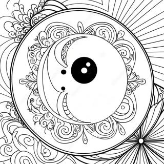 Yin Yang Symbool Kleurplaat 17564-14742