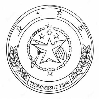 Tennessee Staatsvlag Kleurplaat 17675-14824