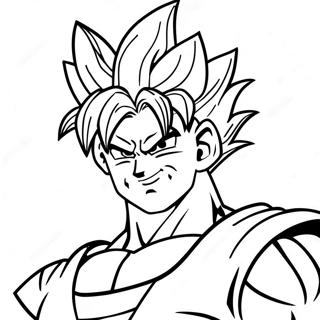 Vegito Kleurpagina's