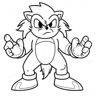 Sonic De Werehog Kleurplaat 17865-14973