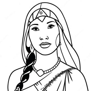 Pocahontas Kleurplaten