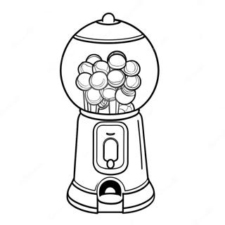 Gumball Machine Kleurplaat 18165-15214