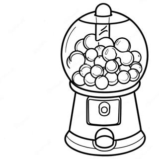 Gumball Machine Kleurplaat 18165-15215