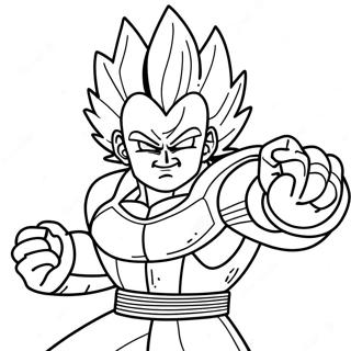 Super Saiyan Vegeta In Gevecht Kleurplaat 18226-15274