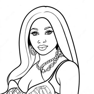 Nicki Minaj Kleurplaat 18255-15295