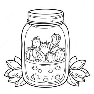 Mason Jar Kleurplaat 18365-15382