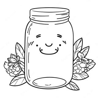 Mason Jar Kleurplaat 18365-15384