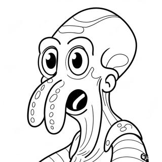 Squidward Kleurplaat 1841-1516