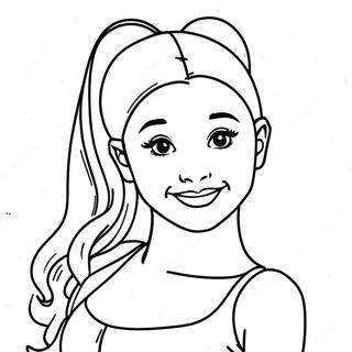 Ariana Grande Kleurplaat 1851-1523