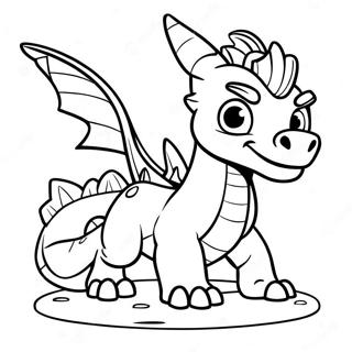 Spyro De Draak Skylanders Kleurplaat 18656-15620