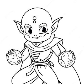 Piccolo Met Dragon Balls Kleurplaat 18796-15731