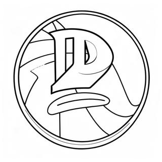 Kleurplaat Van Het 76ers Logo 18958-15855