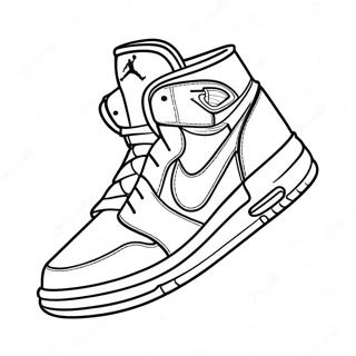 Air Jordan Logo Kleurplaat 19068-15942