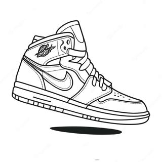 Air Jordan Logo Kleurplaat 19068-15943