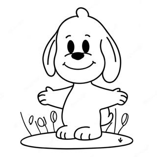 Snoopy Kleurplaten